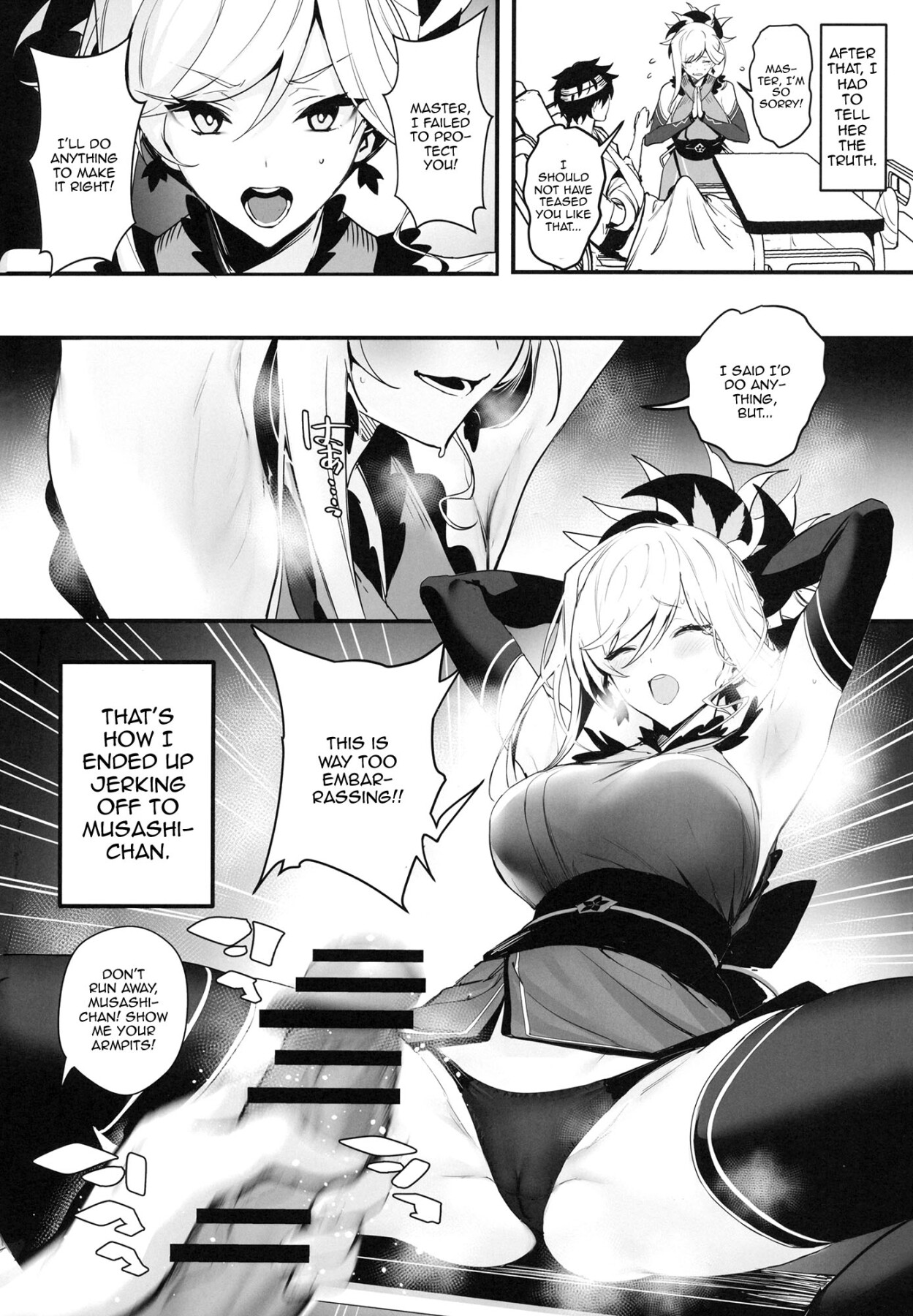 Hentai Manga Comic-ServaLove! VOL. 02 A Late-Blooming Musashi-chan in Love is Defeated by Nipple Torture and Lovey-Dovey Sex-Read-3